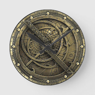 Reloj de pared de astrolabio