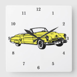 Reloj de pared de automóviles muy clásico de Guay