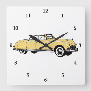 Reloj de pared de automóviles muy clásico de Guay
