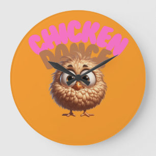Reloj de pared de baile de pollo
