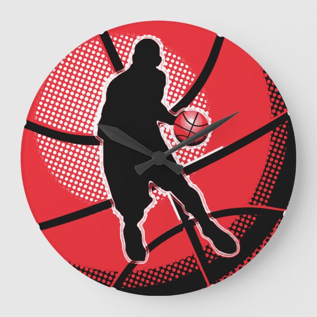 Reloj de pared de baloncesto (Anverso)