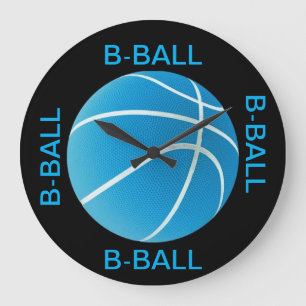 Reloj de pared de baloncesto