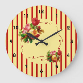 Reloj de pared de banda Rosa