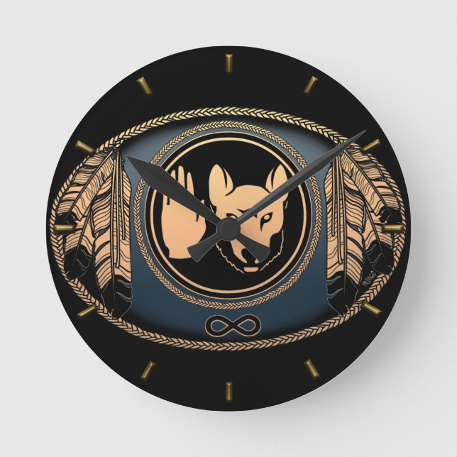 Reloj de pared de bandera nacional del primer Pers (Anverso)