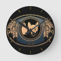 Reloj de pared de bandera nacional del primer Pers