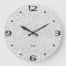 Reloj de pared de baño blanco Nuevo hogar Pieza de