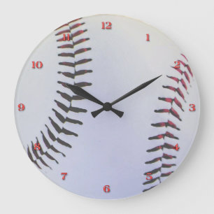 Reloj de pared de béisbol