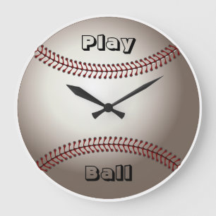 Reloj de pared de béisbol