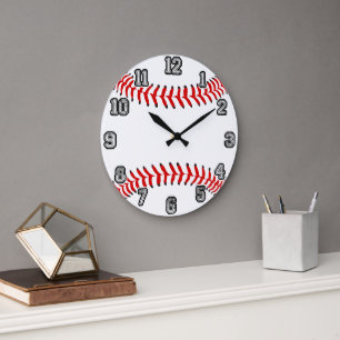 Reloj de pared de béisbol