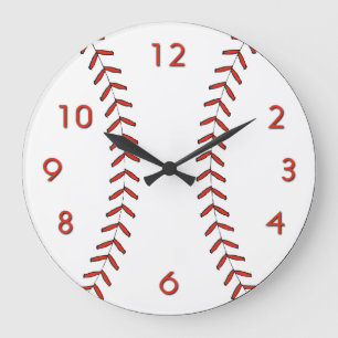 Reloj de pared de béisbol