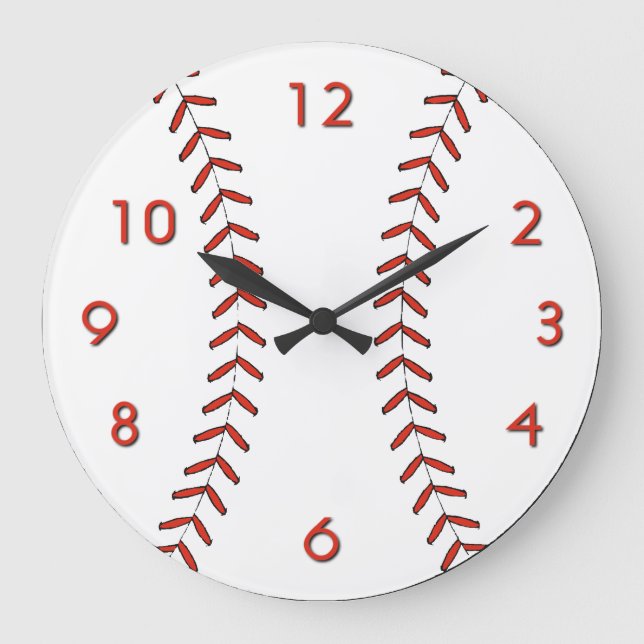 Reloj de pared de béisbol (Anverso)
