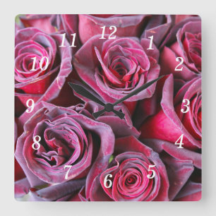 Reloj de pared de belleza de terciopelo