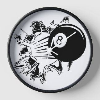 Reloj de pared de Billiards