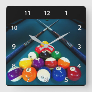 Reloj de pared de Billiards