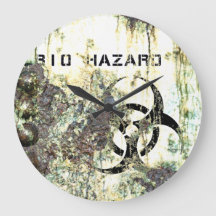 Reloj de pared de Bio Hazard