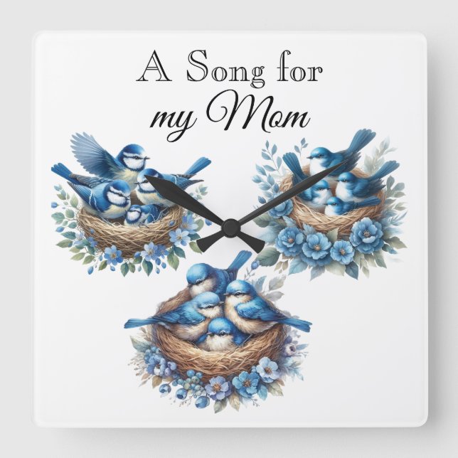 Reloj de pared de Bluebird (Anverso)