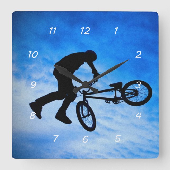 Reloj de pared de BMX (Anverso)