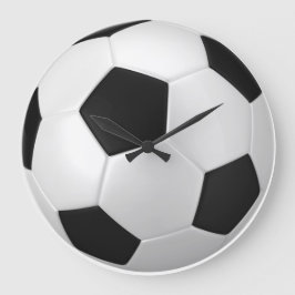 Reloj de pared de bolas de fútbol