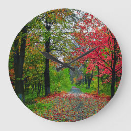 Reloj de pared de bosque sereno - Decoración pacíf
