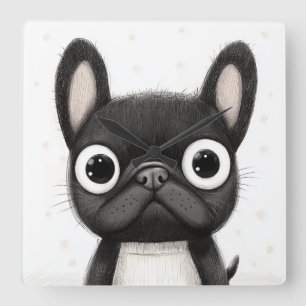 Reloj de Pared de Bulldog Francés Adorable