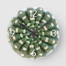 Reloj de pared de Cactus
