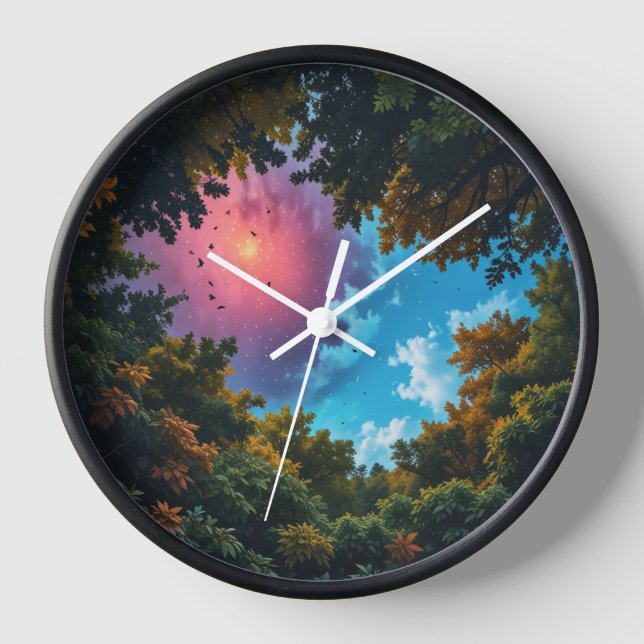 Reloj de pared de caída del cielo (Anverso)