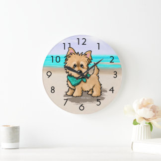 Reloj de pared de Cairn de KiniArt Beach