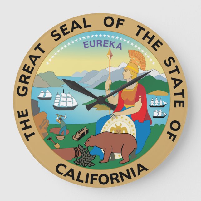 Reloj de pared de California* (Anverso)