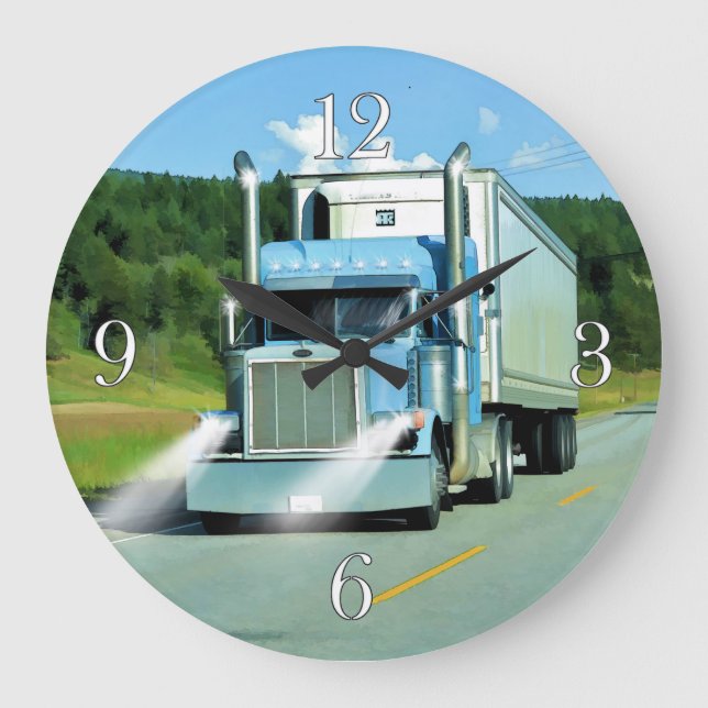 Reloj de pared de camioneros congeladores (Anverso)
