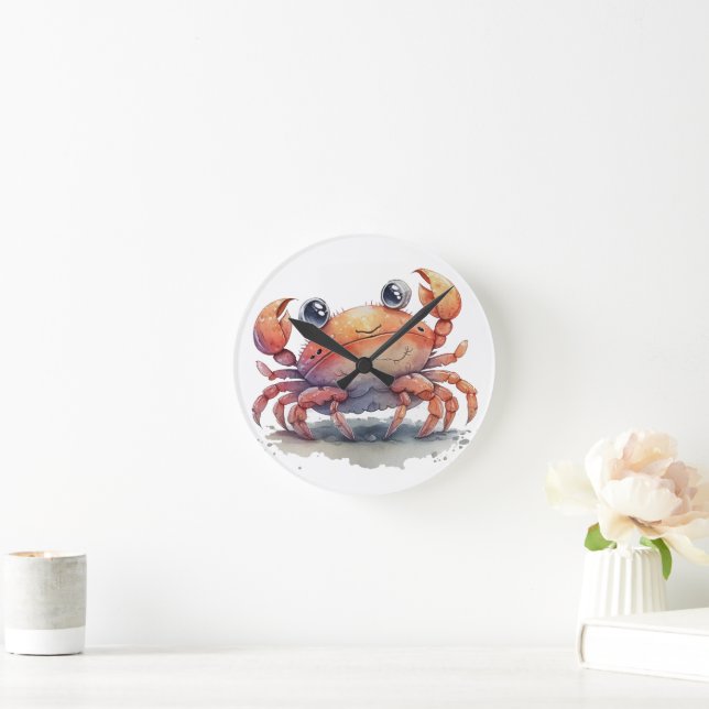 Reloj de pared de cangrejo corto (Hogar)