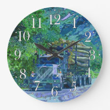Reloj de pared de carga del vehículo de registro