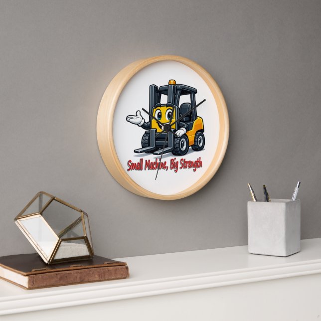 Reloj de pared de carretilla elevadora regalo de a (Oficina)