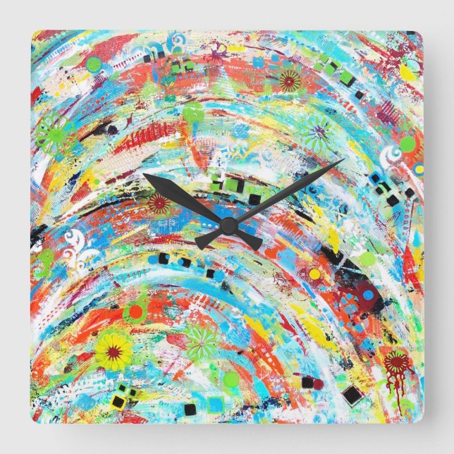 Reloj de pared de carrusel (Anverso)