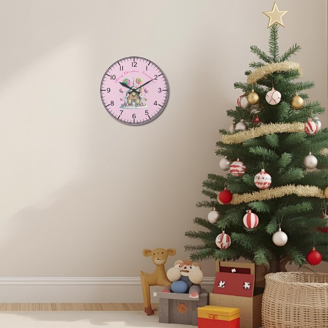 Reloj de pared de casa de jengibre personalizada (Subido por el creador)