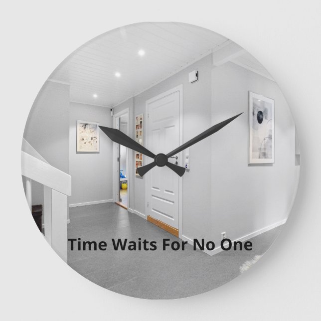 Reloj de pared de casa elegante moderno – Decoraci (Anverso)