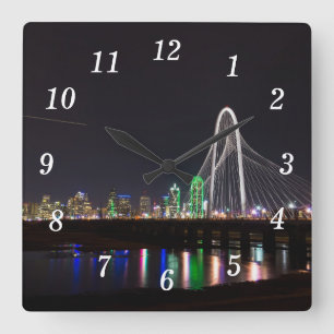 Reloj de pared de caza de línea aérea de Dallas