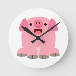 Reloj de pared de cerdo de Personalizado de enlace