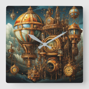 Reloj de pared de cerradura de vapor