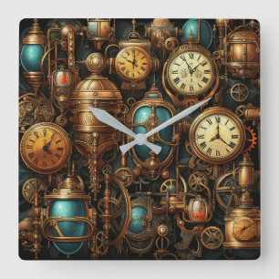 Reloj de pared de cerradura de vapor