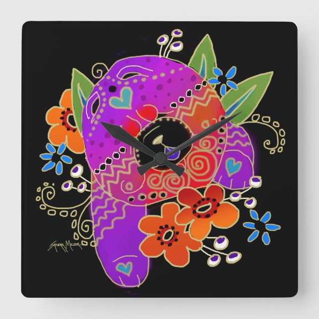 Reloj de pared de chapa BINDI (Anverso)