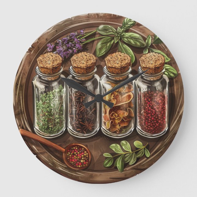 Reloj de pared de Chef estilo Farmhouse (Anverso)