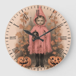 Reloj de pared de Chica gótico vintage de Hallowee