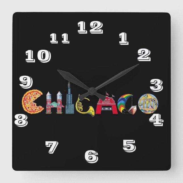 Reloj de pared de Chicago (Anverso)