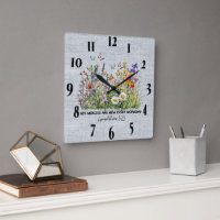 Reloj de pared de citas/animaciones inspiradoras