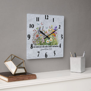 Reloj de pared de citas/animaciones inspiradoras