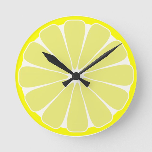 Reloj de pared de cocina con limón de regalo (Anverso)