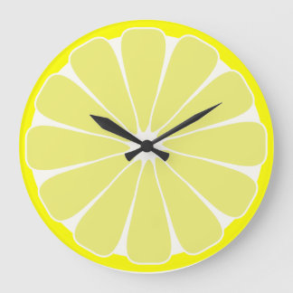 Reloj de pared de cocina con limón de regalo