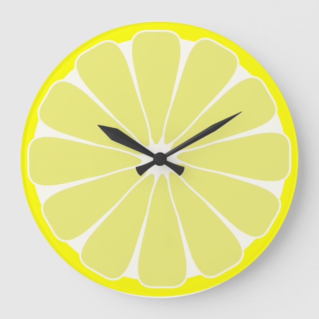 Reloj de pared de cocina con limón de regalo (Anverso)