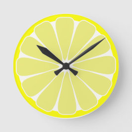 Reloj de pared de cocina con limón de regalo