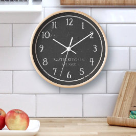 Reloj de pared de cocina de chalkboard de imitació